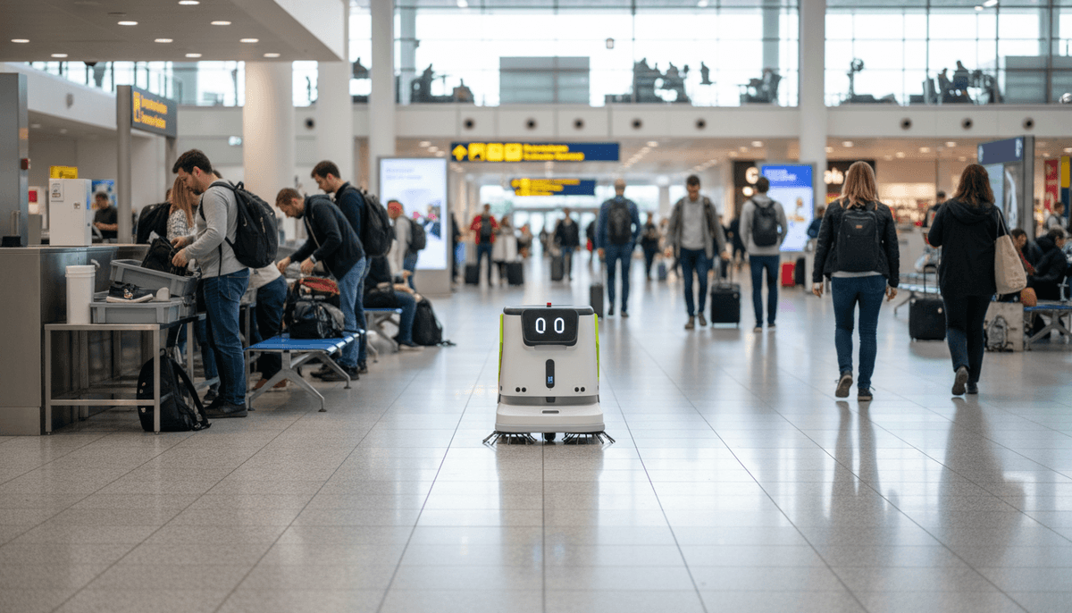 Reinigungsroboter für Flughäfen