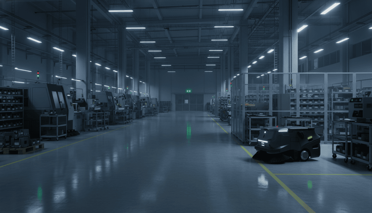 Reinigungsroboter für Produktionshallen